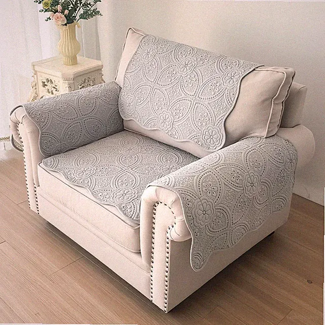 Pet Couch Covers for Sofa, Sectional Couch Covers, Quilted Sofa Pad, Floral E...