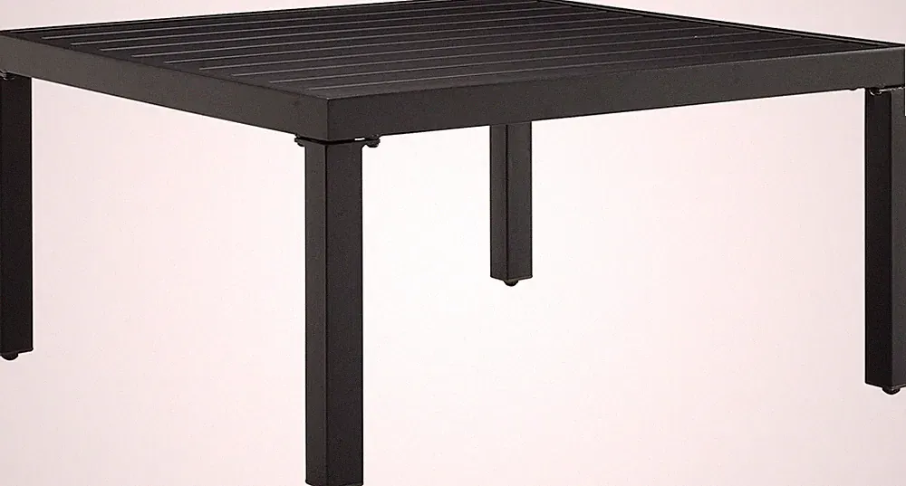 Piermont Weather Resistant Metal Outdoor Sectional Coffee Table for Patio, Deck