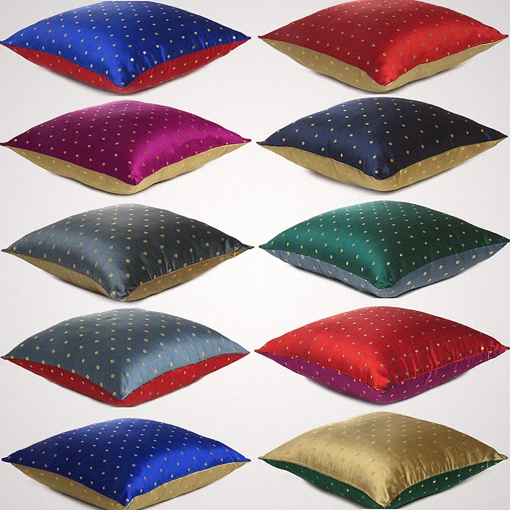Pillowcase Cushion Cover Art Silk Throw Pillow Home Sofa Bed Decorative Covers