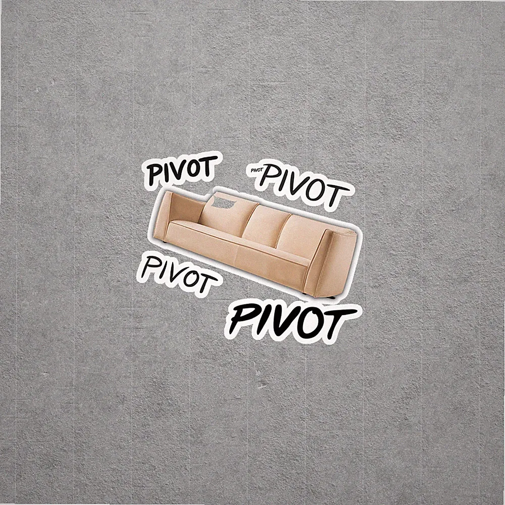Pivot Sofa - Minimalist Modular Couch for Living Room or Office #3879