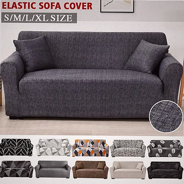 Plaid Sofa Slipcover Elastic Sofa Covers Couch Cover Home Decor 1/2/3/4-seater