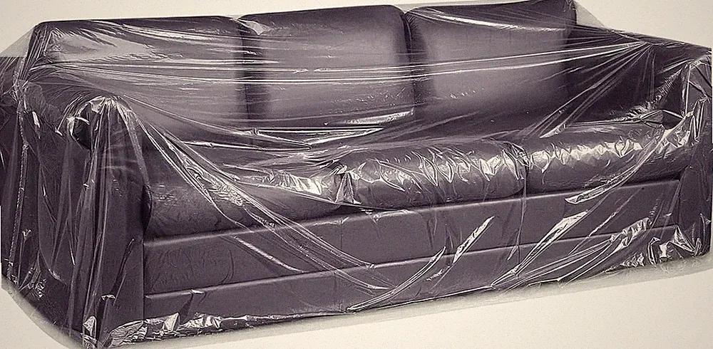 Plastic Couch Cover,Clear Sofa Cover,Waterproof Furniture Covers for Moving and