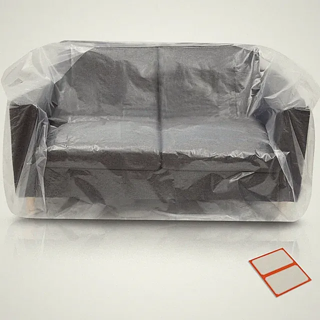 Plastic Furniture Covers for Moving - Heavy-Duty Loveseat Cover for Love Seat...