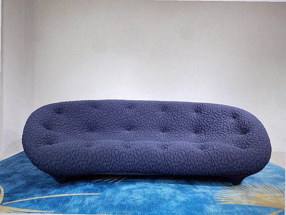 Ploum Medium Settee High Back 3 Seater Sofa Couch Round Bespoke Custom Made