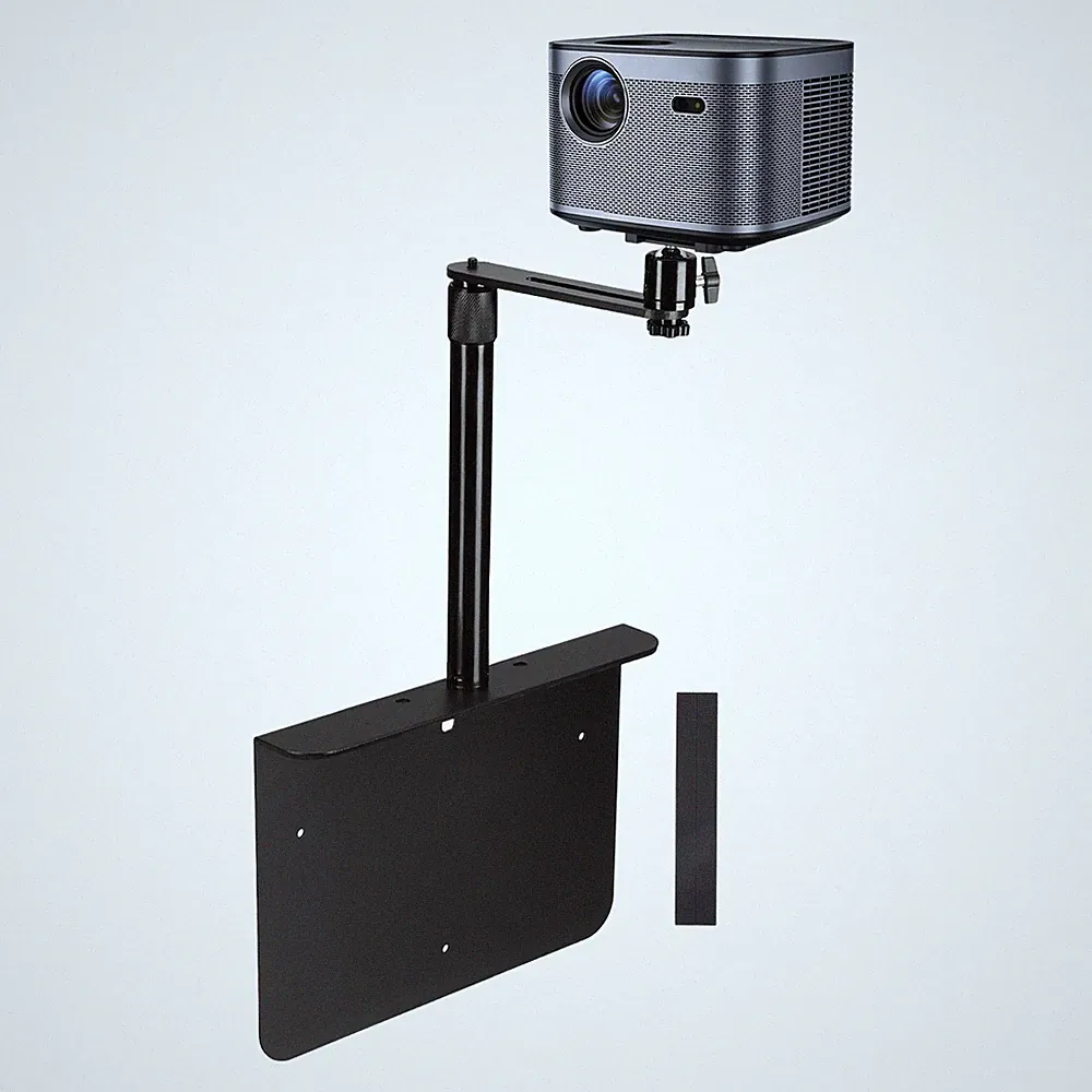 Plug-in Bed Sofa Projector Stand, No-Drill 1/4" Screw 2kg Load Capacity