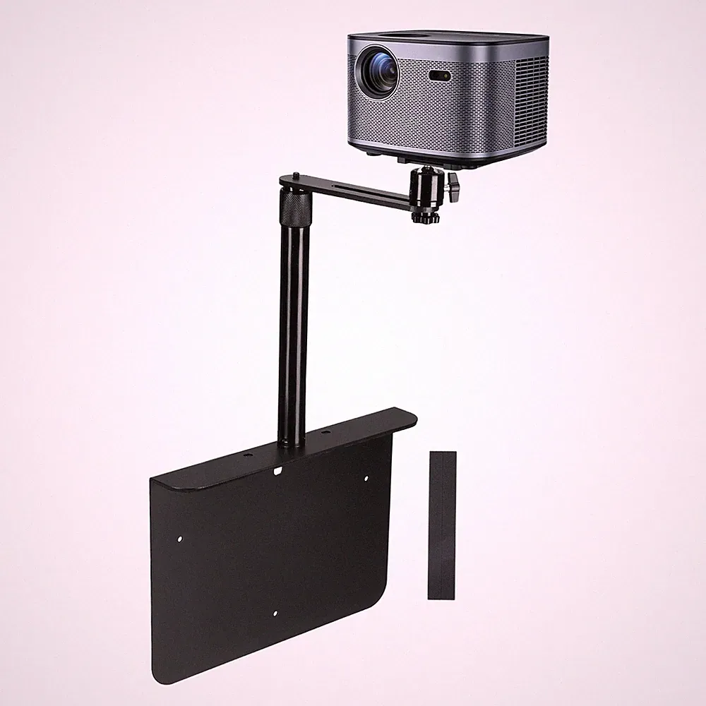Plug-in Bed Sofa Projector Stand, No-Drill 1/4" Screw 2kg Load Capacity