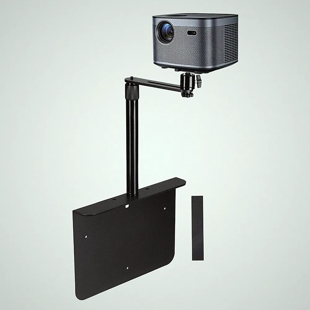 Plug-in Bed Sofa Projector Stand, No-Drill 1/4" Screw 2kg Load Capacity