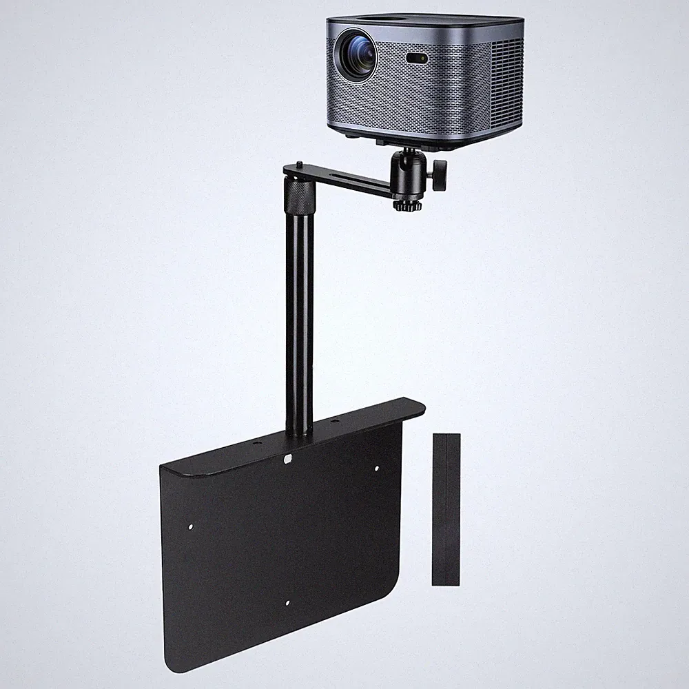 Plug-in Bed Sofa Projector Stand, No-Drill 1/4" Screw 6kg Load Capacity