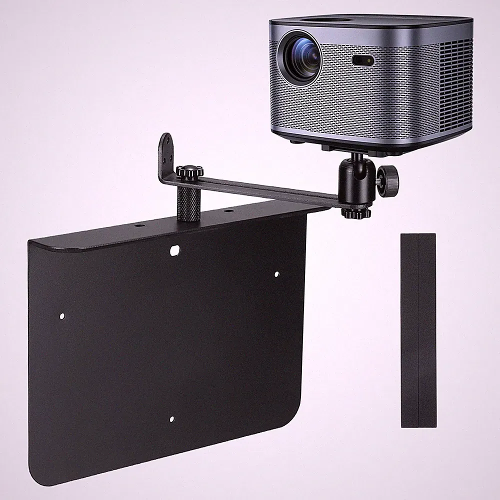 Plug-in Bed Sofa Projector Stand, No-Drill 1/4" Screw Size 6kg Load Capacity