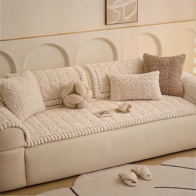 Plush Couch Cover for Dogs – Non Slip Pet Sofa Protector, Ultra Soft Washable...