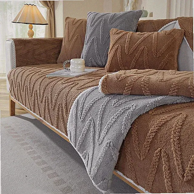 Plush Couch Covers Sofa Cushion Protector for Pets, Dog Bed Cover Pet Blanket