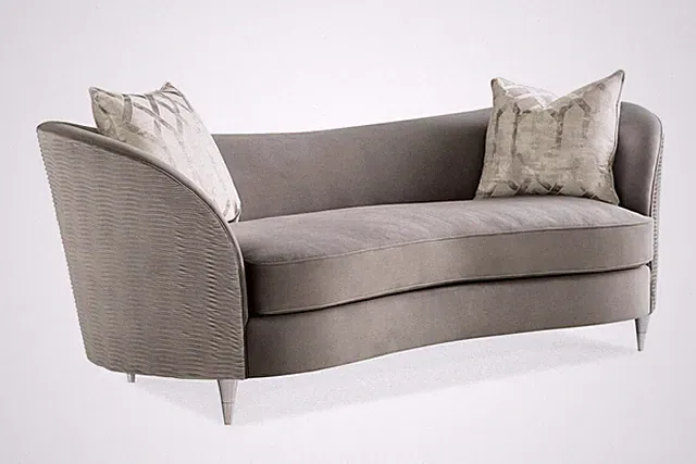 Polished Metallic sofa