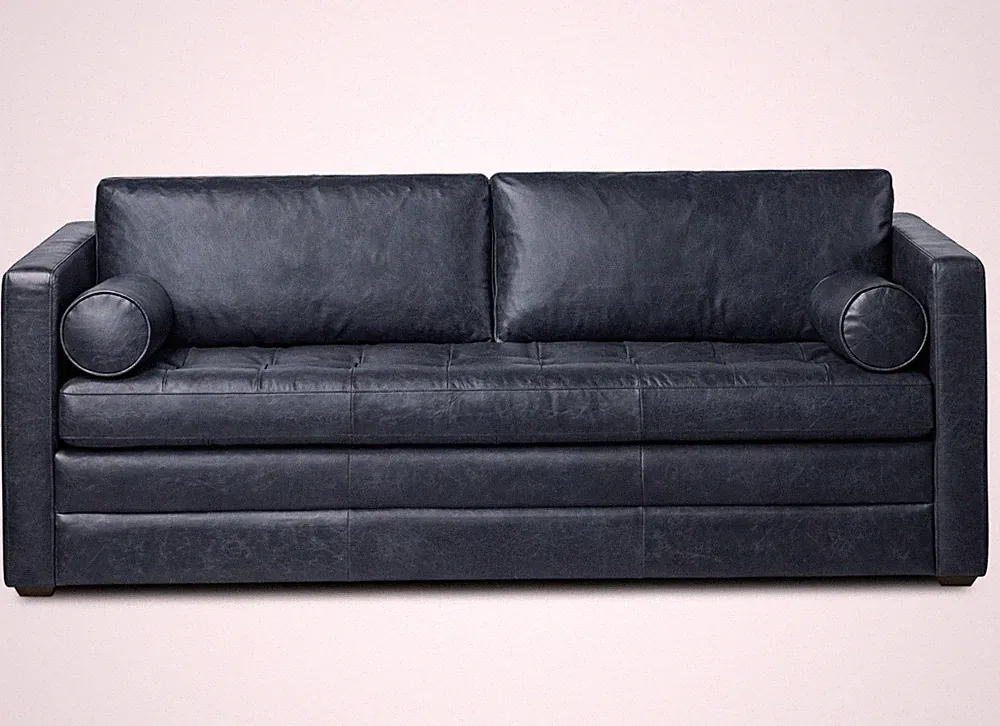 Poly and Bark Napa 82" Sleeper Sofa midnight blue (Retail $2695.00)