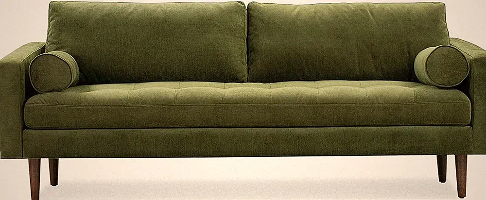 Poly & BARK Napa 88.5" Sofa with Deep Seating, Tailored Upholstered Finish, Clea