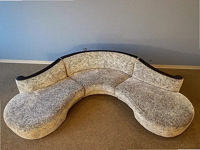 Post Modern Contemporary Vladimir Kagan for Weiman Three Piece Cloud Sectional
