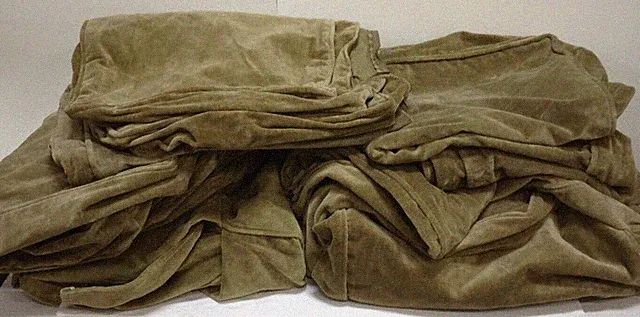 Pottery Barn Basic Sectional Left Chaise Right Loveseat SLIPCOVER Sage Velvet