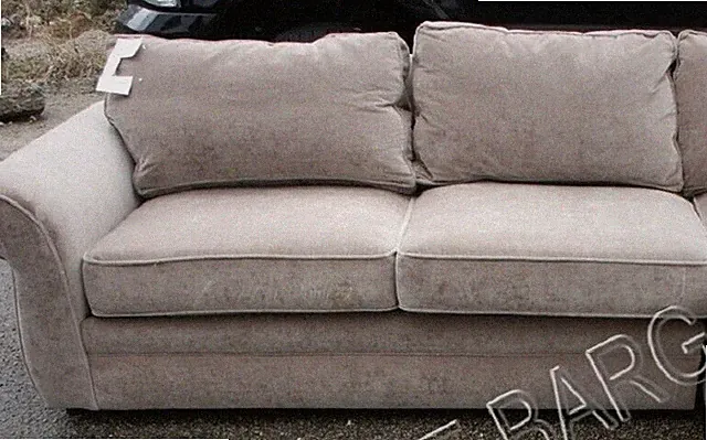 Pottery Barn Basic Sectional Left Sleeper Loveseat SLIPCOVER ONLY Pewter Velvet