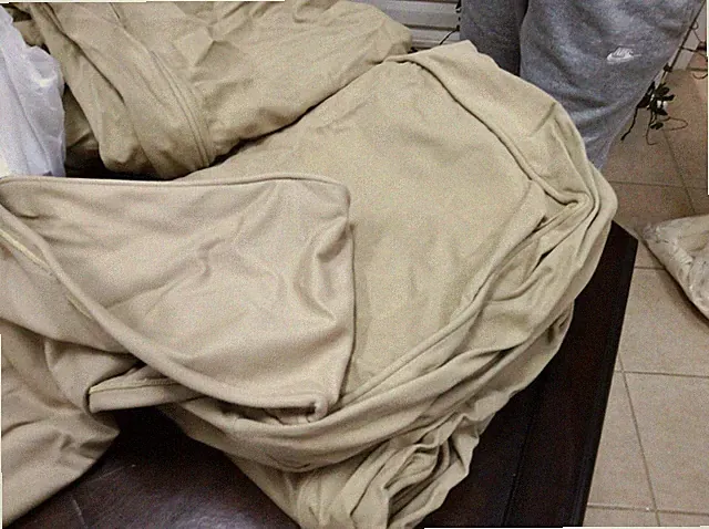 Pottery Barn Basic sofa Sectional Right Roll Arm Chair SLIPCOVER ONLY Sand Twill