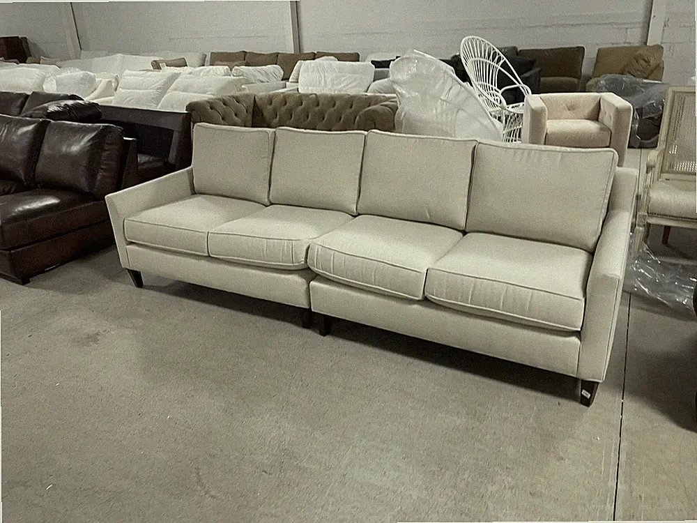 Pottery Barn Beverly sofa sectional loveseat performance heathered tweed 2 pc