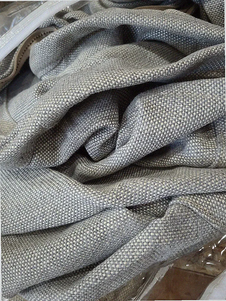 Pottery Barn Carlisle Armless Slipper Chair Sectional piece Gray basketweave