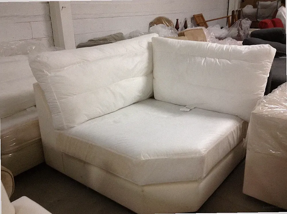 Pottery Barn Comfort Couch Sofa Sectional Piece WEDGE NO SLIPCOVER BOX POLY