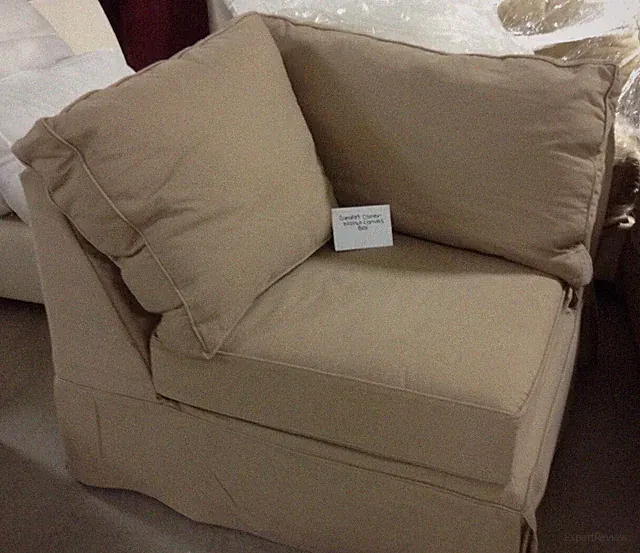 Pottery Barn Comfort Sectional 41x41 CORNER SLIPCOVER ONLY Walnut Canvas
