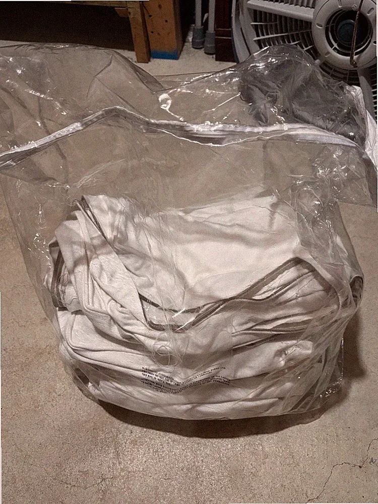 Pottery Barn Comfort Sectional RIGHT ARM LOVESEAT WarmWhiteDenim SLIPCOVER