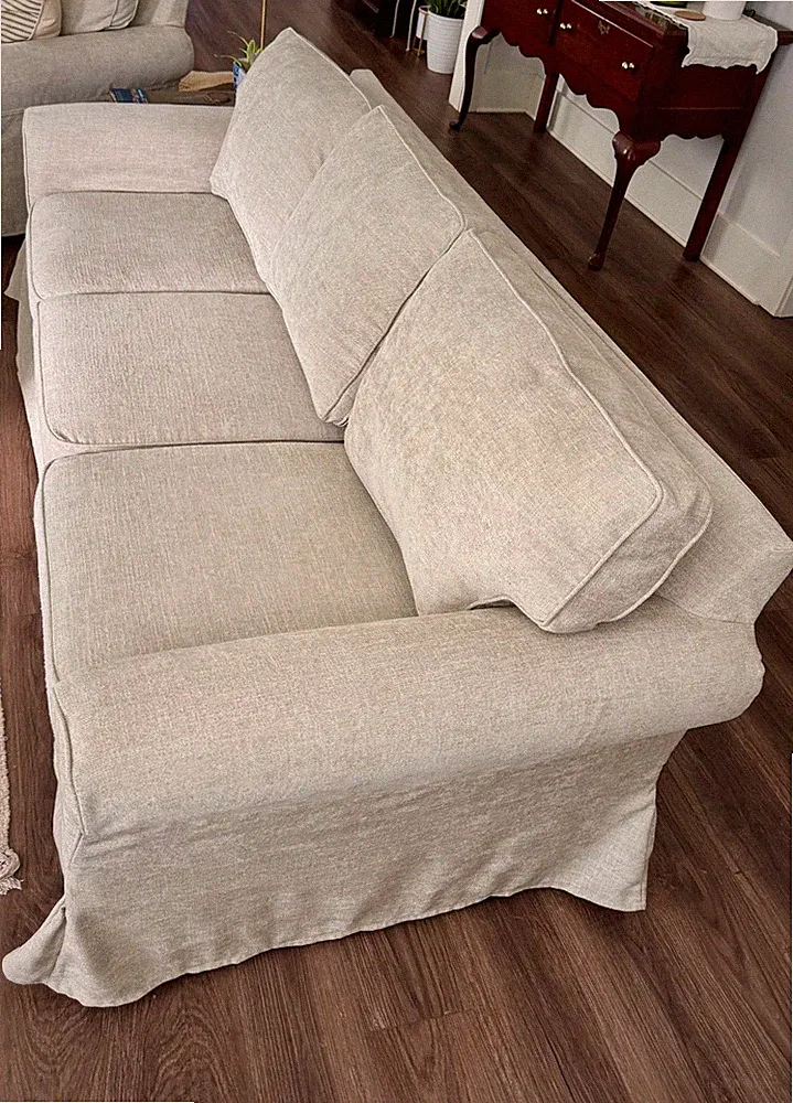 pottery barn couches sofas used great condition, 4 years old