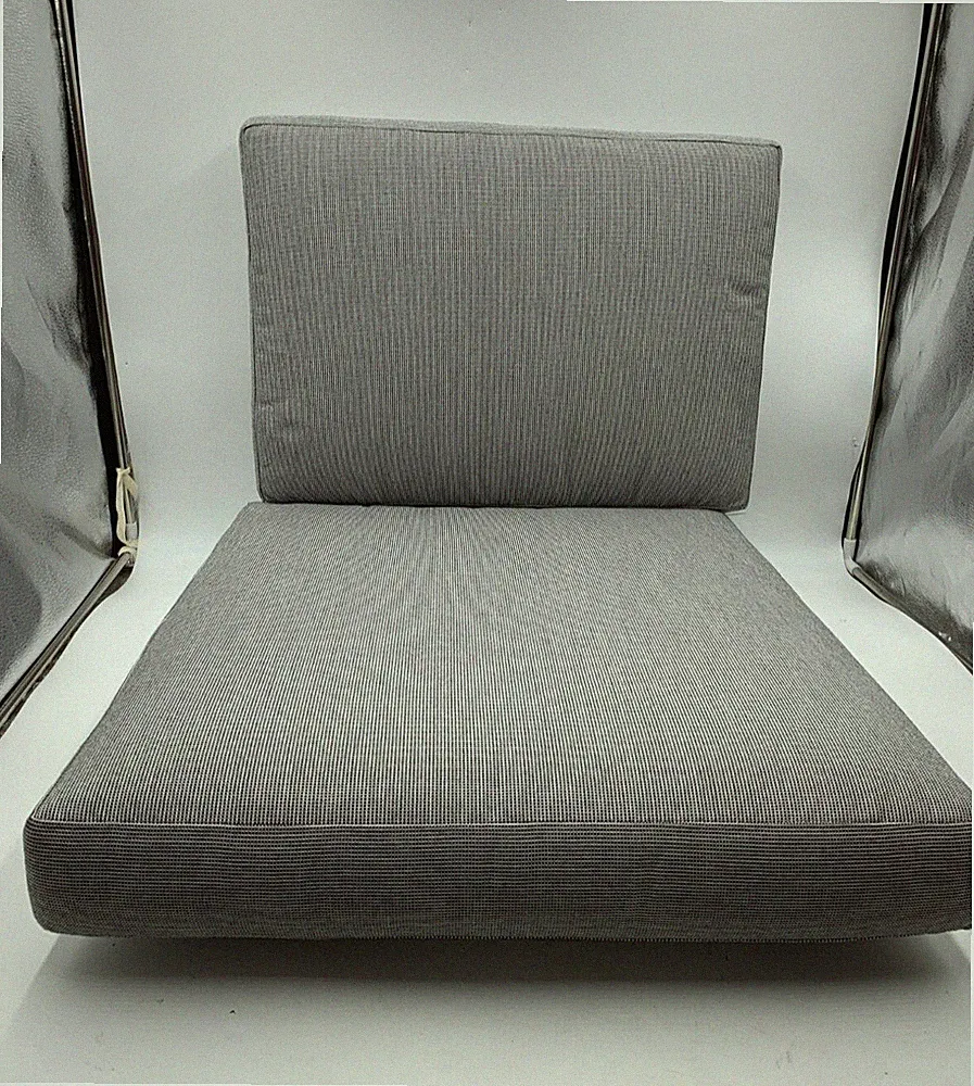 Pottery Barn Indio Cushion Outdoor Armless Lounge Sectional Gray 30.5" H #A117B