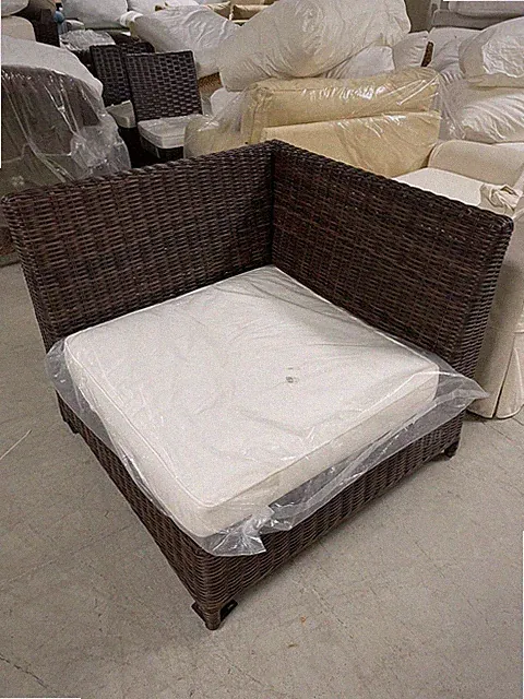 Pottery Barn Torrey outdoor Sectional CORNER piece espresso unit sofa cushion