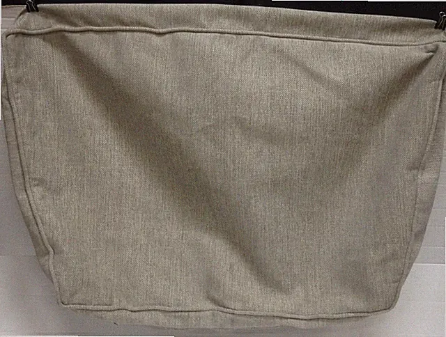 Pottery Barn West Elm sectional sofa chair slant BACK pillow pie shape SLIPCOVER