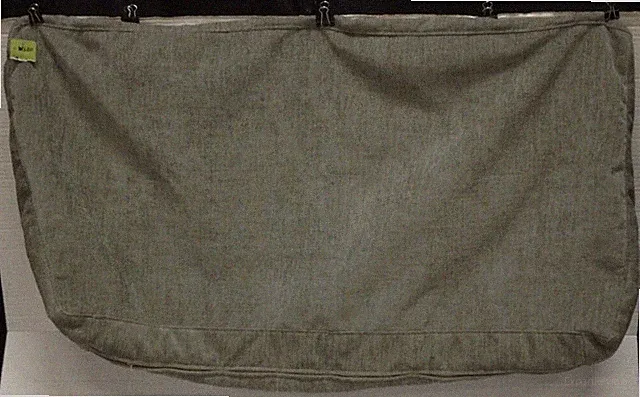Pottery Barn West Elm sofa chair slant Back Pillow SLIPCOVER Prf Distrss Velvet