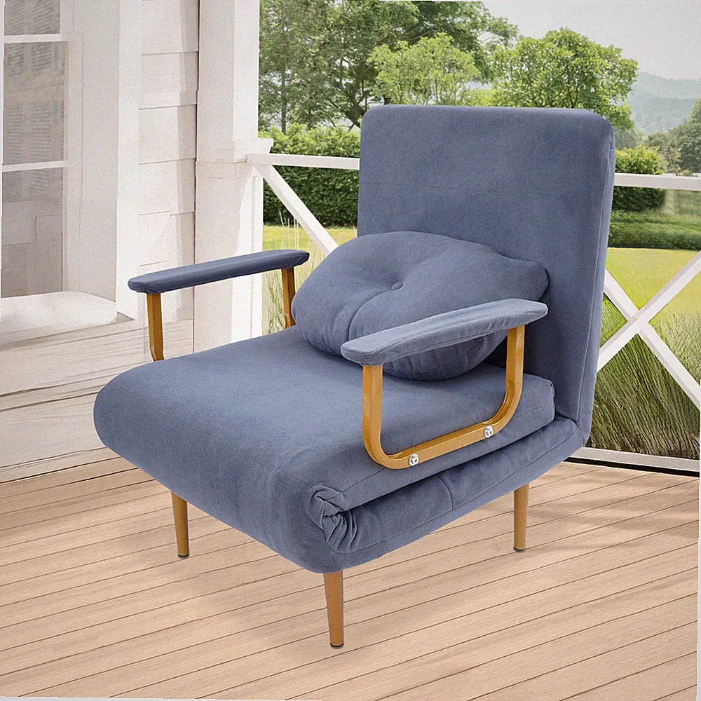 Premium Iron Sponge Folding Sofa Bed 68x190cm Rust-proof For Indoor Places