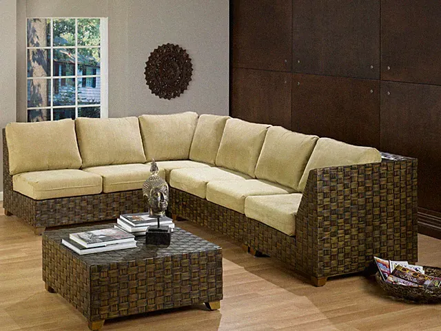 Premium Quality Rattan Modular Sectional Sofa 5 Piece Set