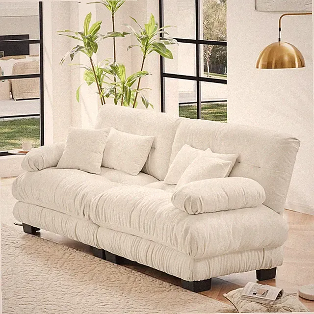 Premium Sectional Sofa Modular Deep Seat Sofa Couch Chenille Upholstered