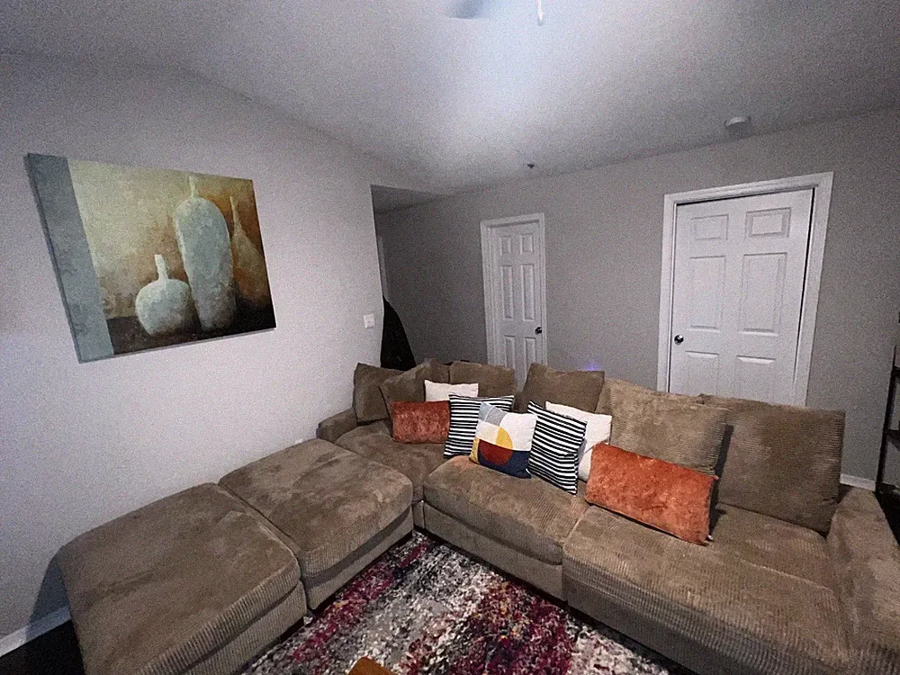 price is negotiable! amazing soft sectional sofa comfortable / lightly damaged