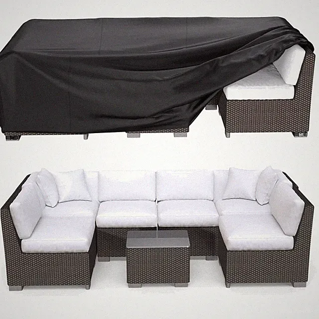 Protective Outdoor Furniture Cover 108" x 82" x 28"