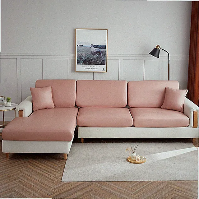 PU Leather Sofa Cushion Cover Waterproof Sofa Couch Seat Cover Full Wrap New
