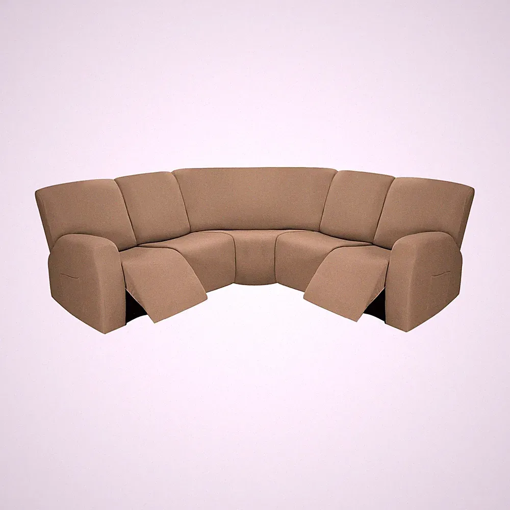 Pipishell slip covers for 3 piece sectional sofas/couches with chase