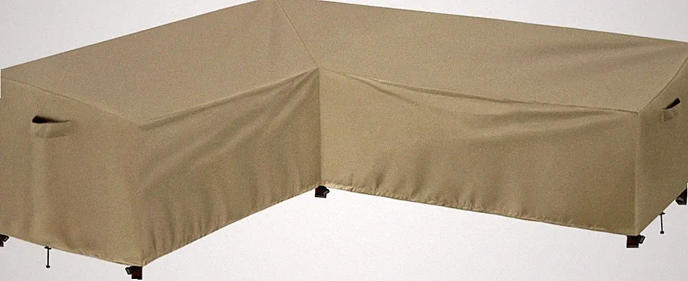 PureFit Outdoor Sectional 83" x 104" L-Shaped/Left Facing, Camel