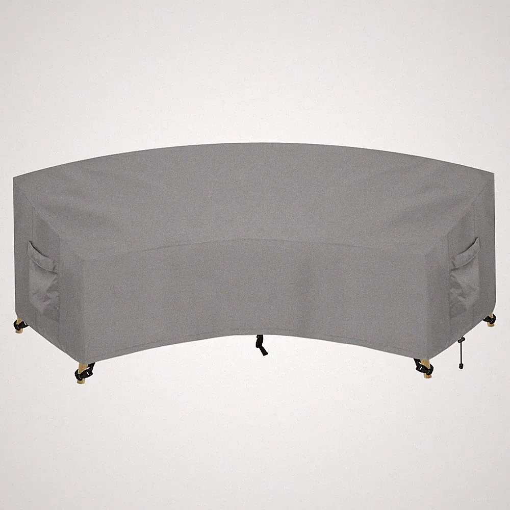 PureFit Outdoor Sectional Sofa Cover Waterproof Curved Patio Furniture Covers...