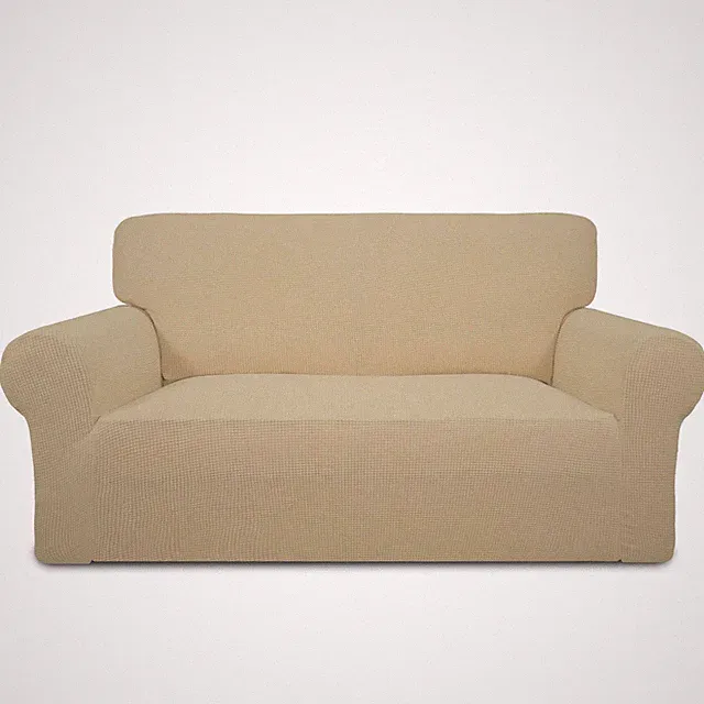 PureFit Stretch Loveseat Sofa Slipcover – Spandex Jacquard Non Slip Soft Couc...