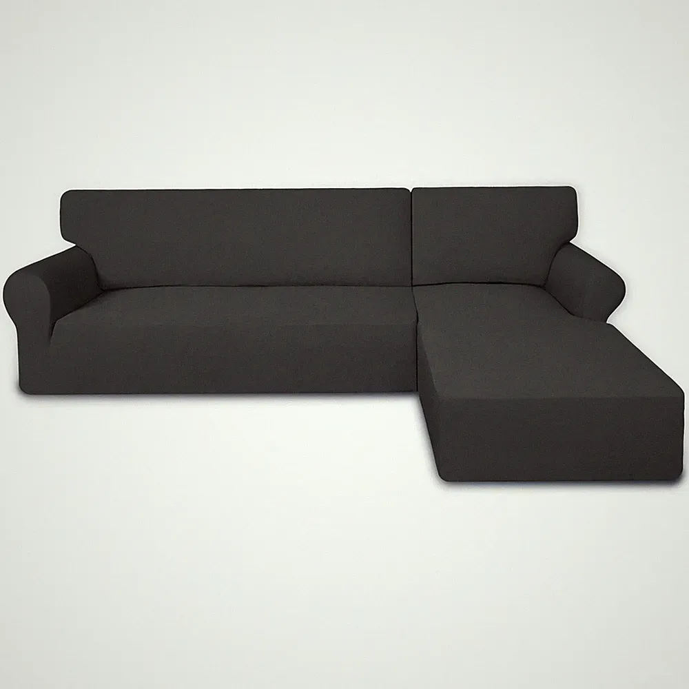 PureFit Super Stretch Sectional Couch Covers - 2 pcs Spandex Non Slip Sofa Cover