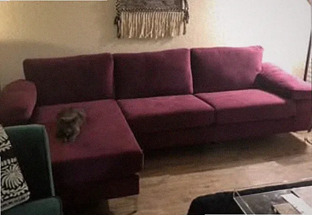 Purple Sectional Sofa With Chaise