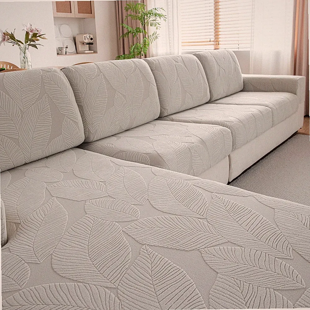 QIANMEW Universal Couch Cushion Covers for Sectional Sofa (1PC Medium)