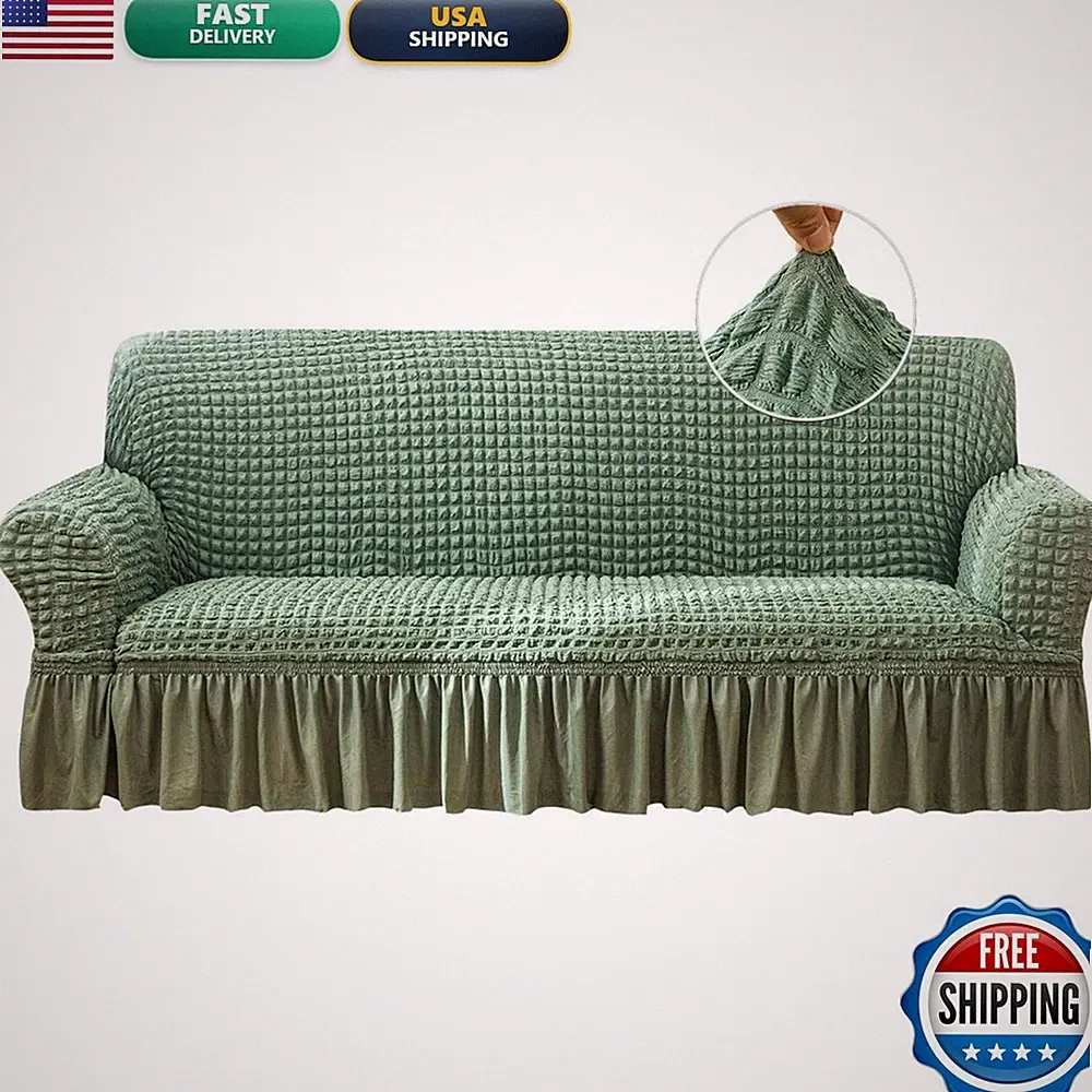 Qubjus Stretch Sofa Slipcover Sofa Covers Washable Couch Sofa Bed Cover Easy