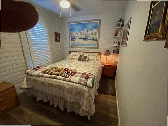 Queen bed and Love Sofa furniture.