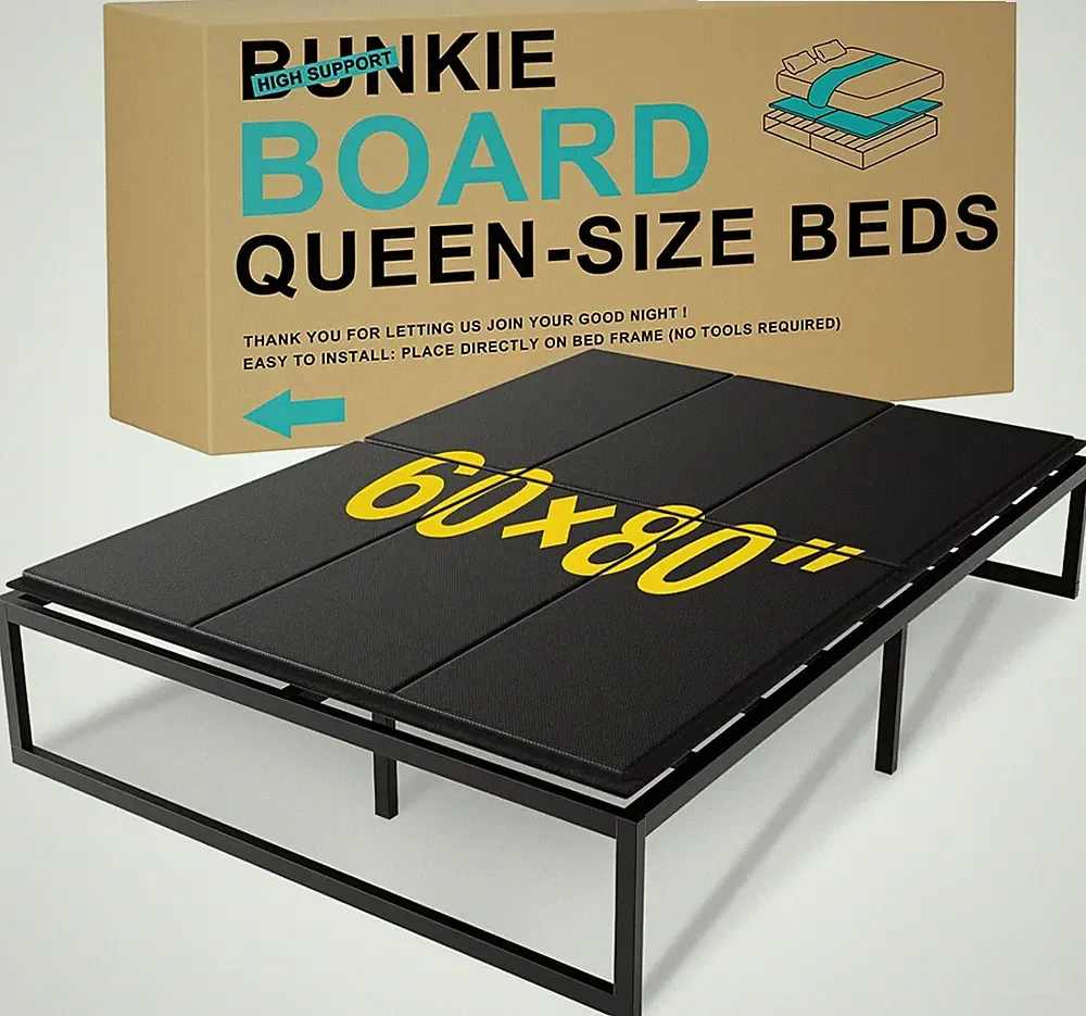Queen Bunkie Board 10mm - Anti-Sag Support for Metal Frames & Platform Beds