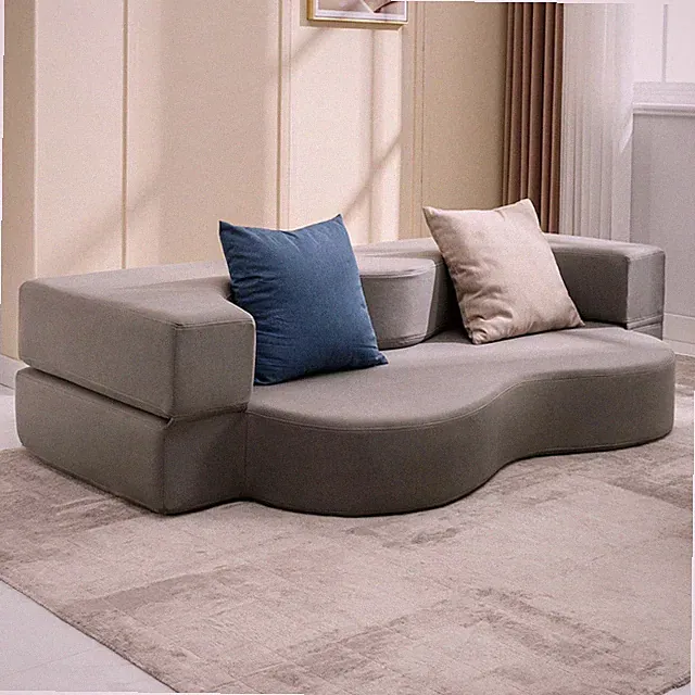 Queen Convertible Folding Futon Sofa Bed Floor Sofa Sleeper Japanese Style Couch