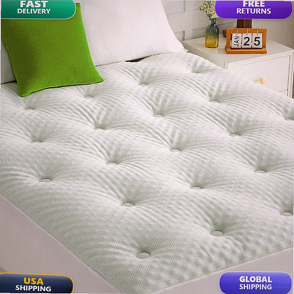 Quietsea Reversible Sofa Bed Full Mattress Topper Egg Crate Memory Foam